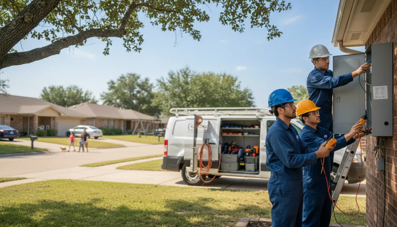Certified electrician providing emergency electrical services in Lepanto, AR